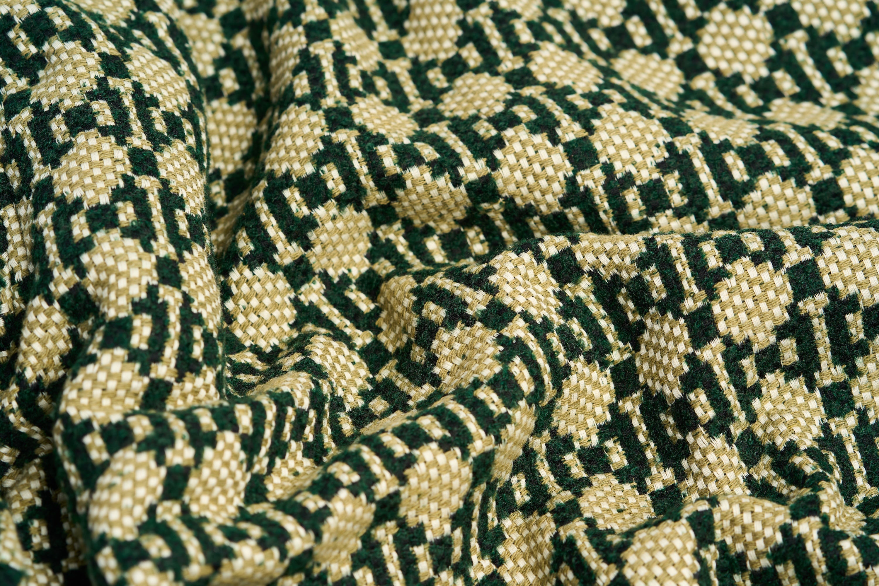 Lite Year Italian Work Jacket - Green Natural Weave