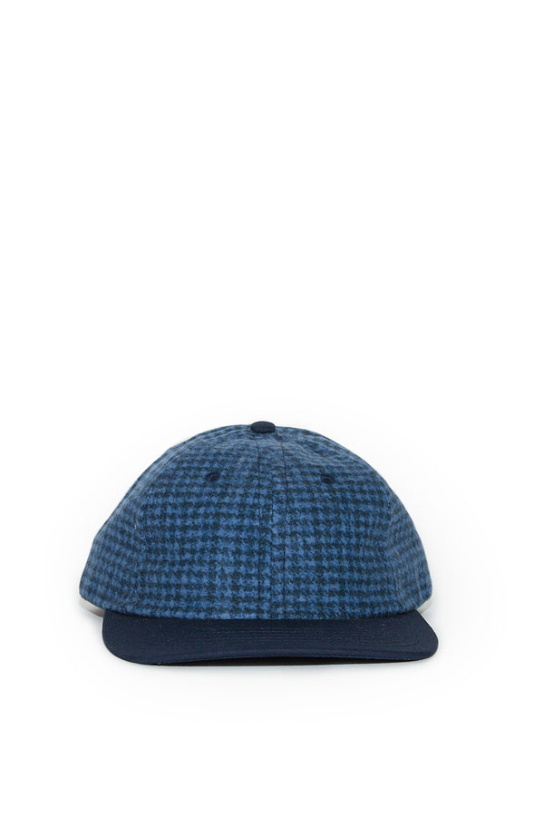 Houndstooth Cap - Navy