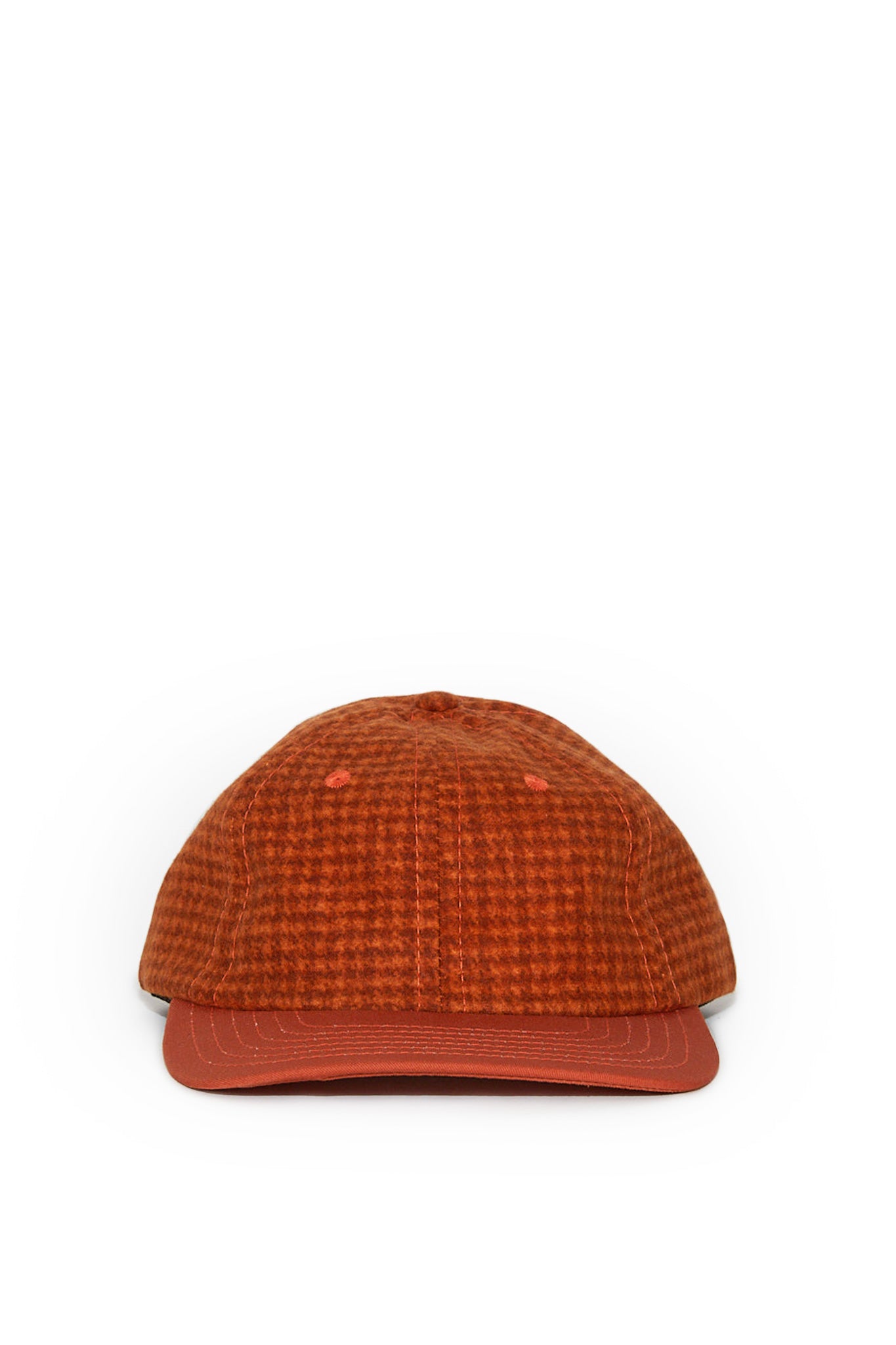 Houndstooth Cap - Orange