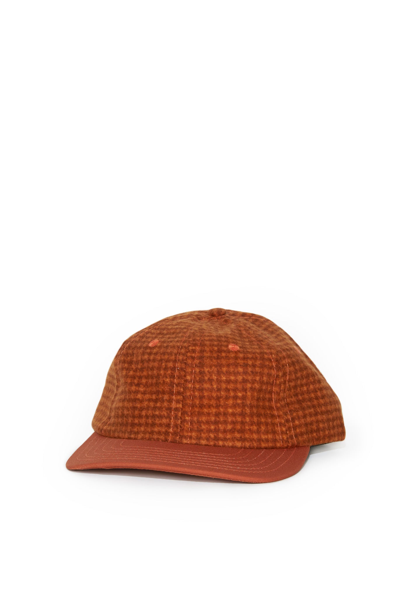 Houndstooth Cap - Orange