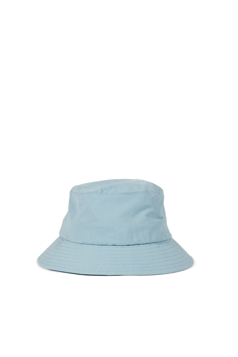 Nylon Twill Weather Cloth Bucket Hat - Light Blue