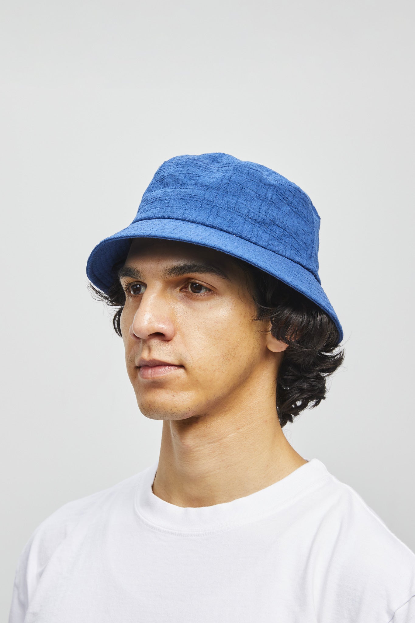 Japanese Dobby Bucket Hat - Blue