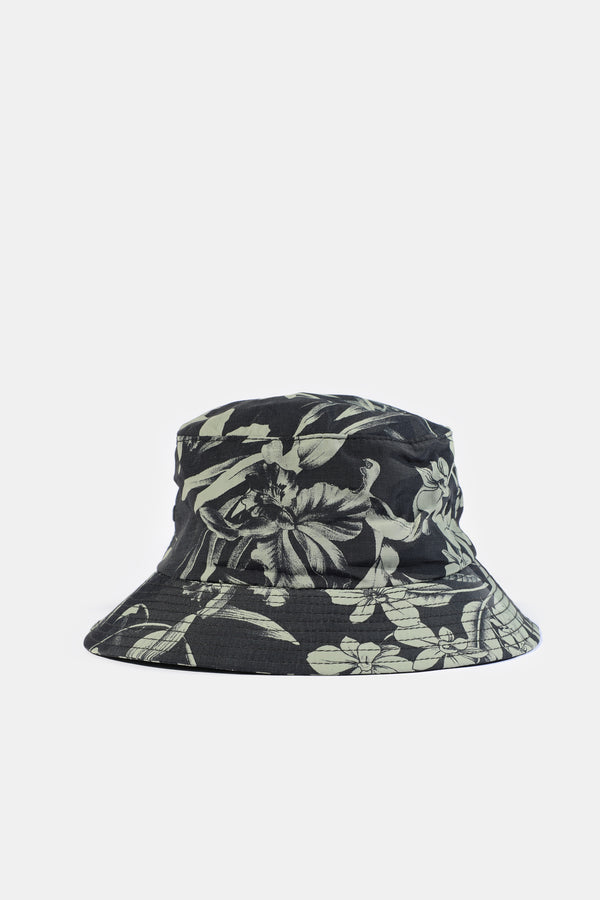 ECONYL® Floral Bucket Hat - Black Orchid