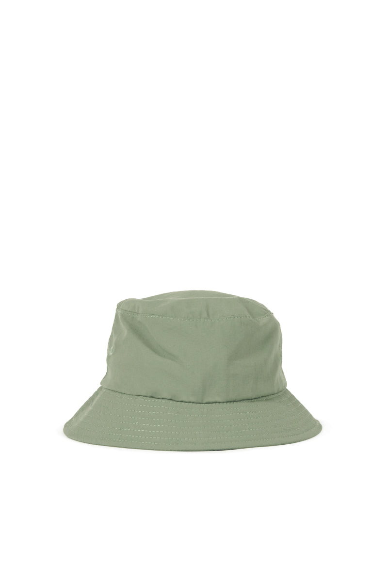 Nylon Twill Weather Cloth Bucket Hat - Army Green