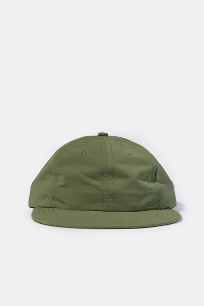 Lite Year Nylon Twill Weather Cloth 6 panel cap - Army Green