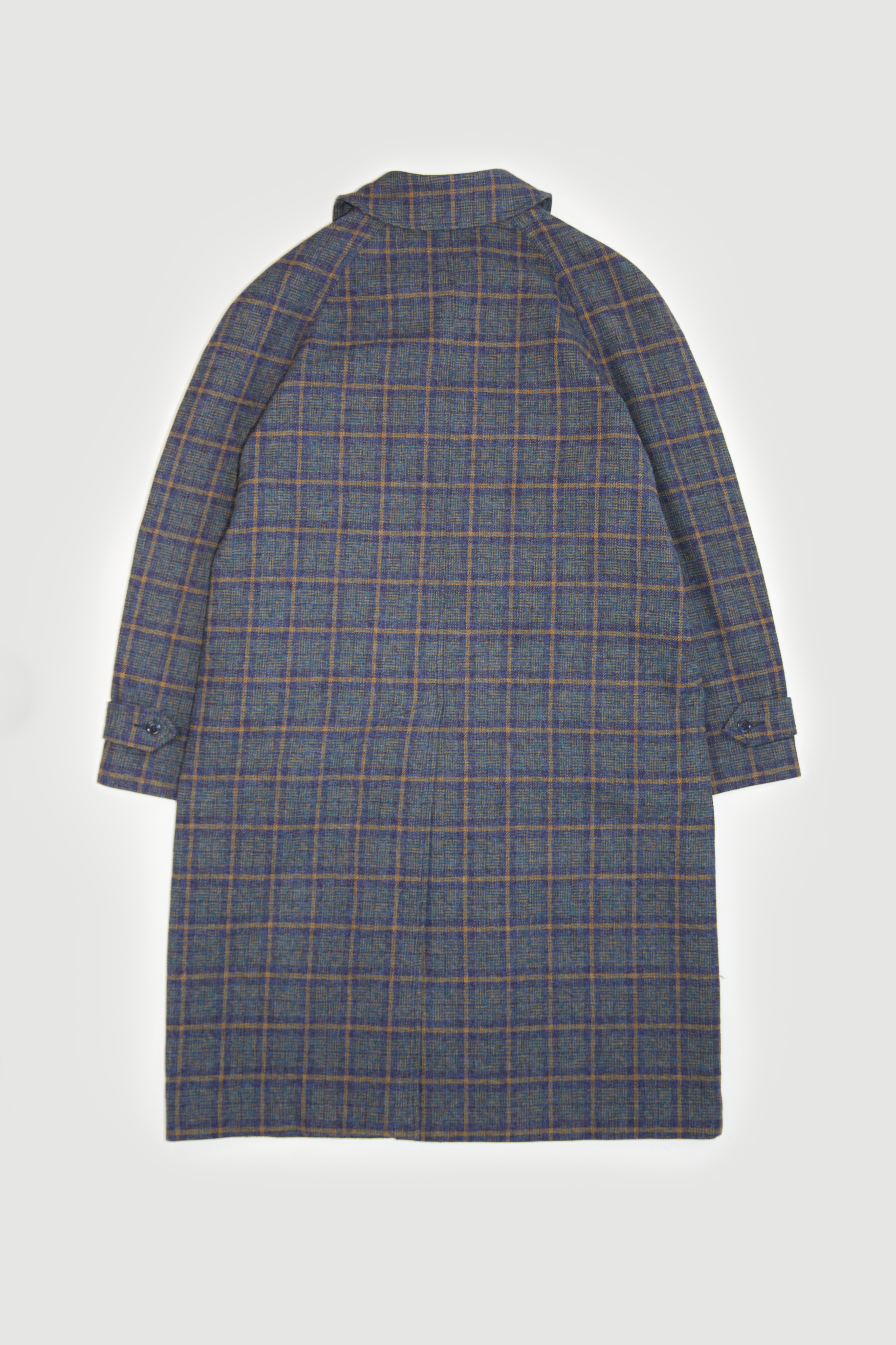 Car Coat - Navy Tweed