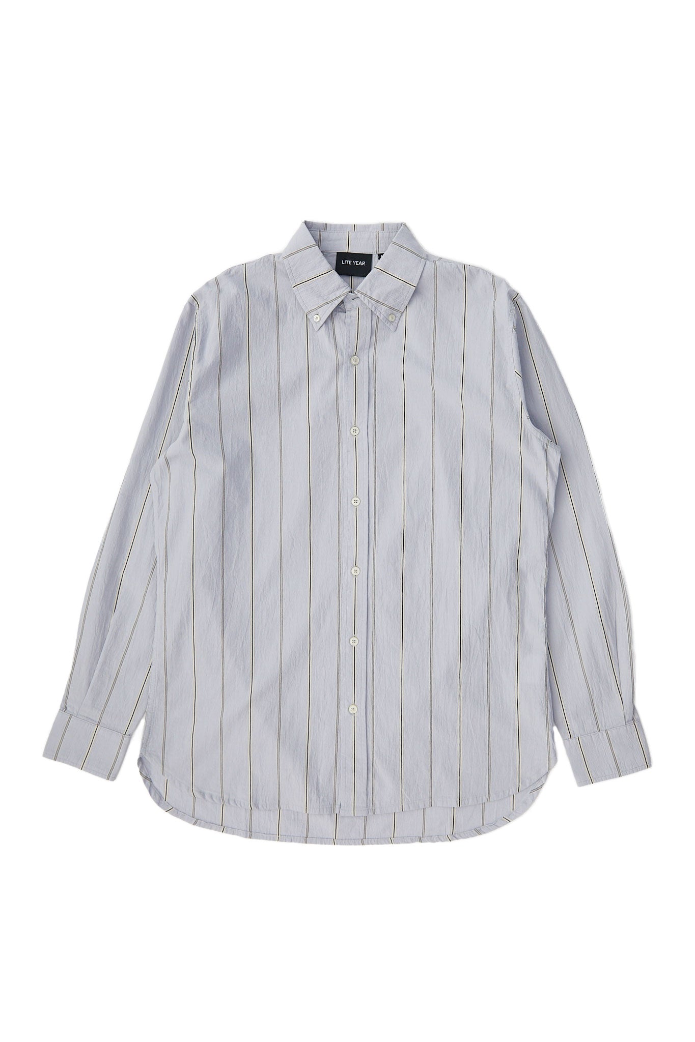 Classic Shirt - Light Blue with Navy Stripe