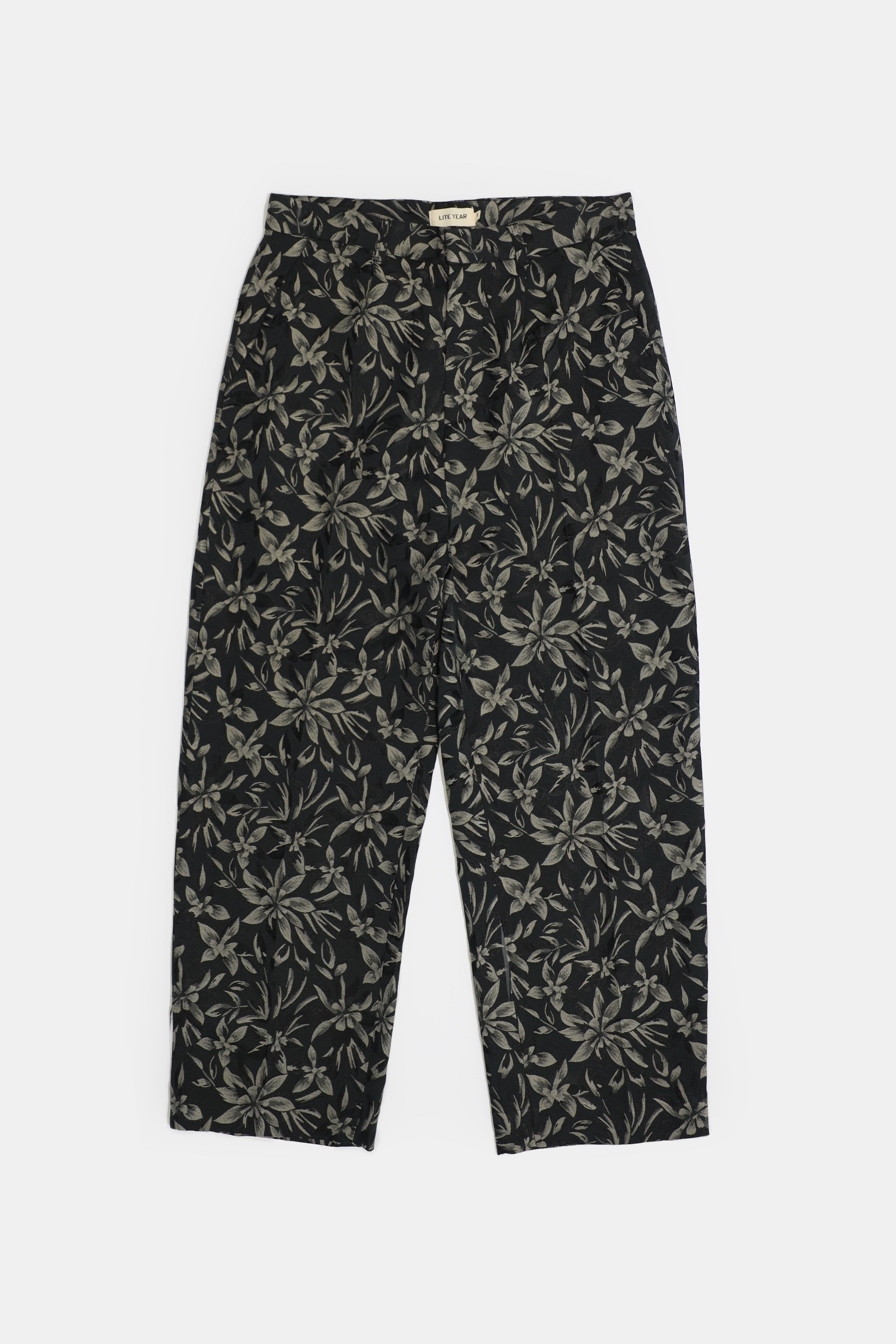 Dress Pant - Black Sand Floral Jacquard