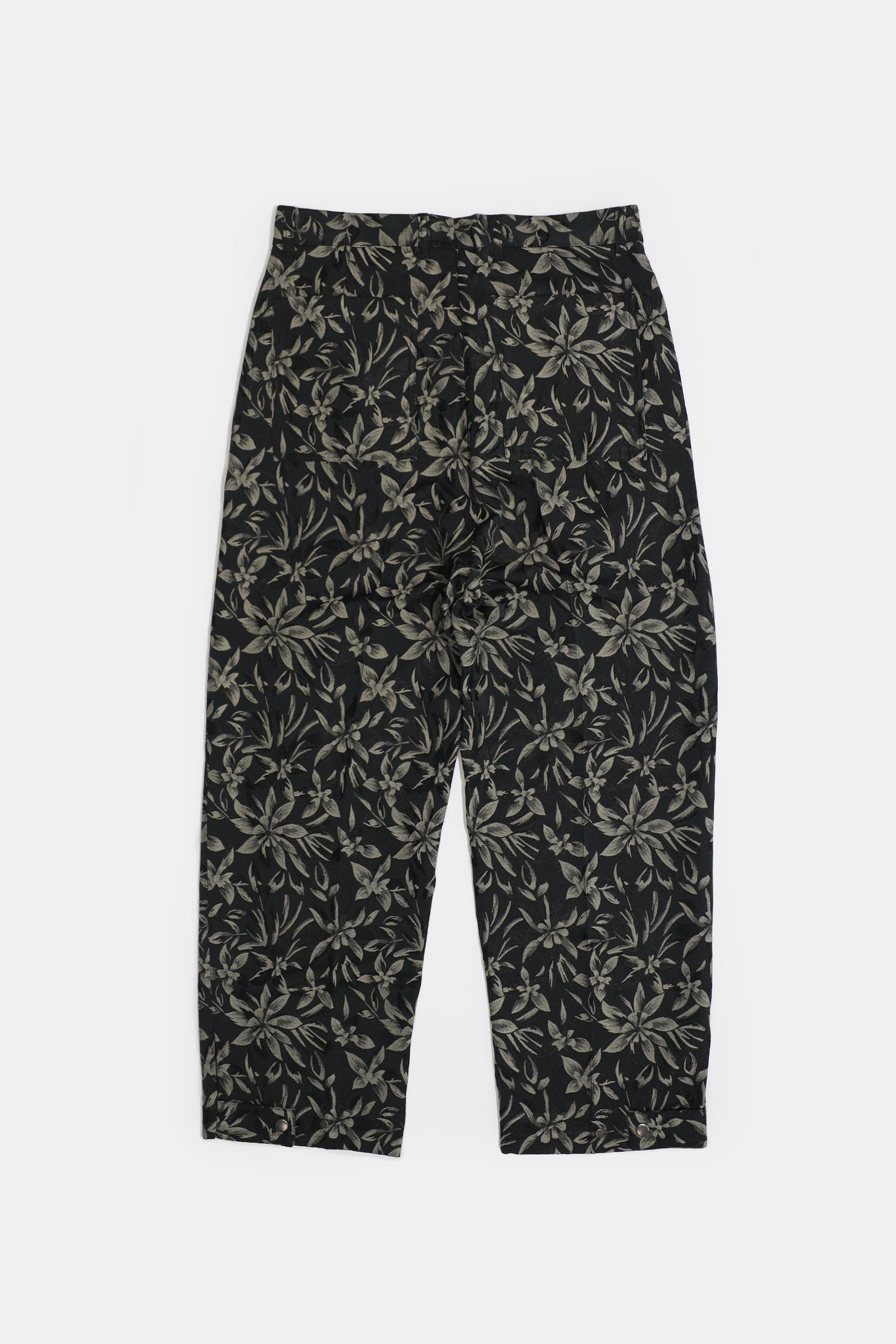 Dress Pant - Black Sand Floral Jacquard