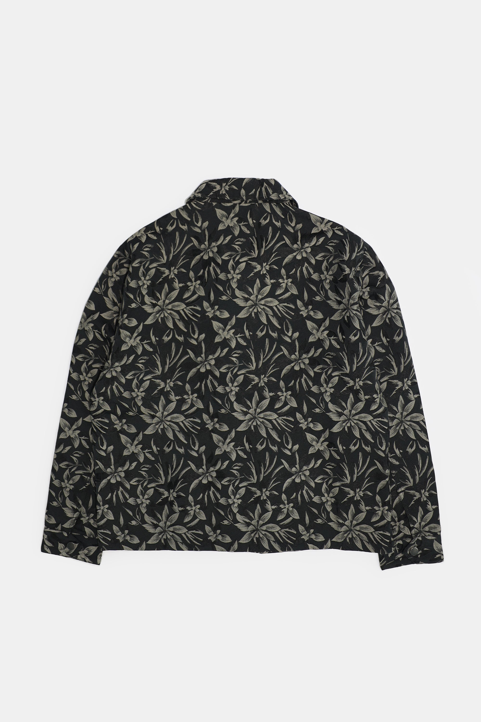 Eisenhower Jacket - Black / Sand Floral Jacquard