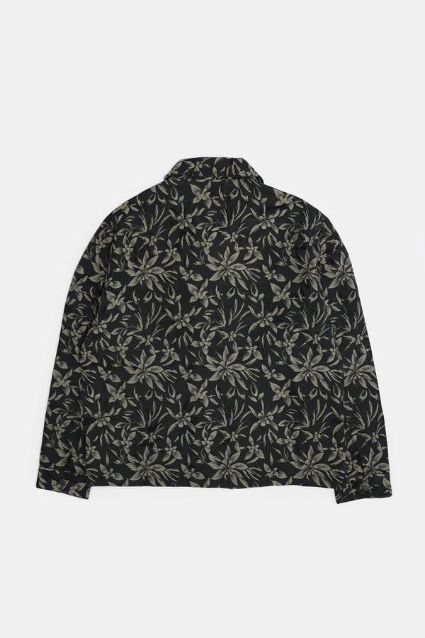 Eisenhower Jacket - Black / Sand Floral Jacquard