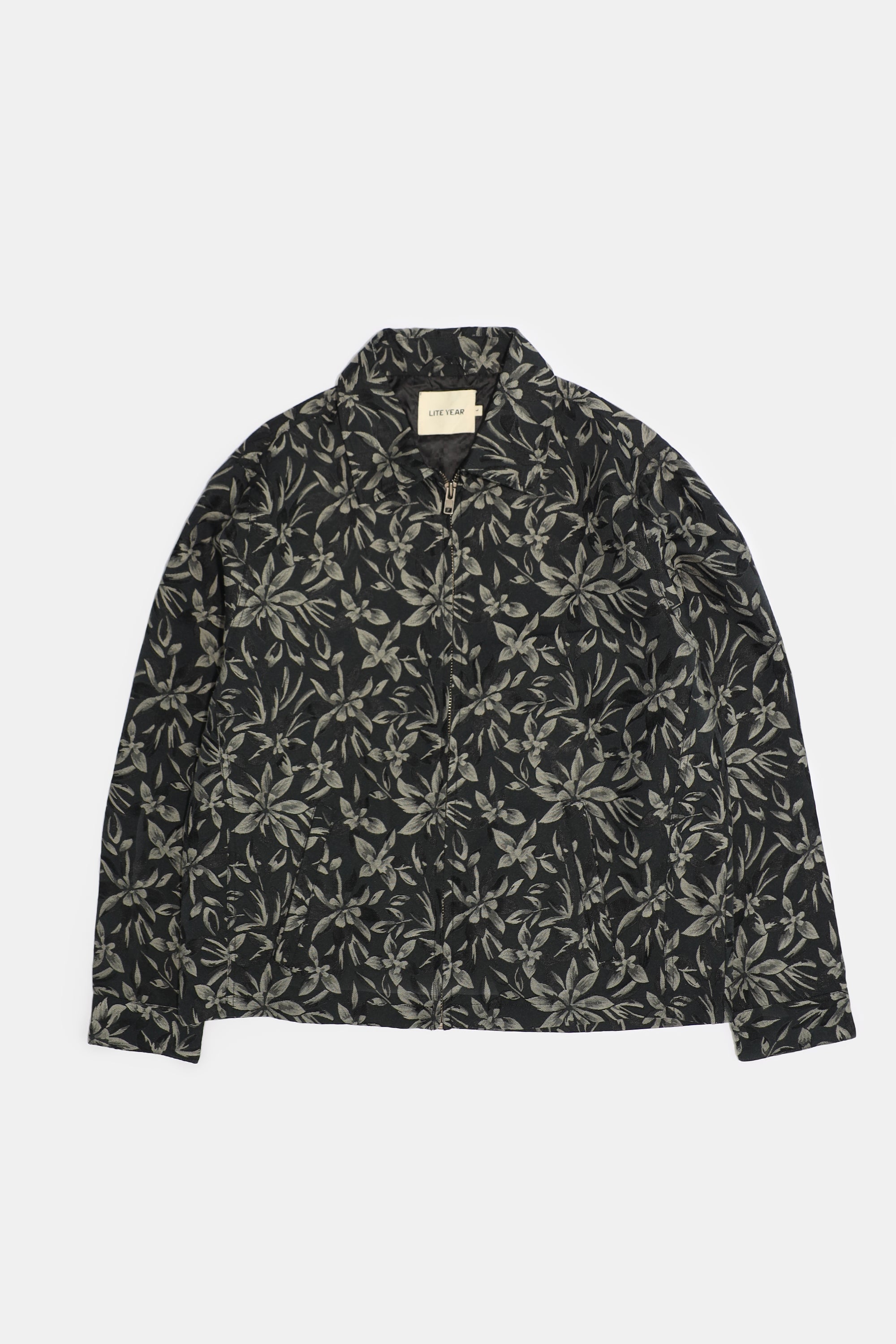 Eisenhower Jacket - Black / Sand Floral Jacquard