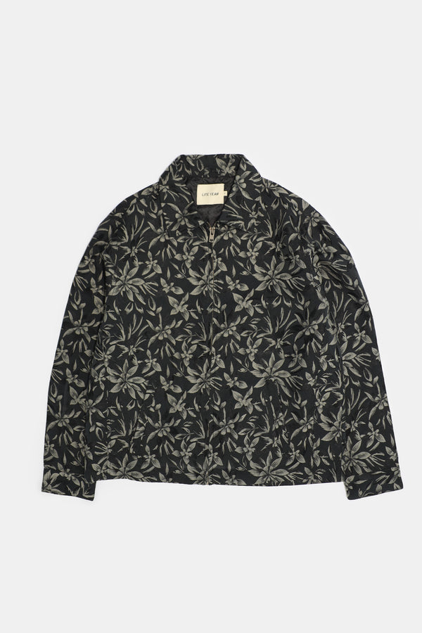 Eisenhower Jacket - Black / Sand Floral Jacquard