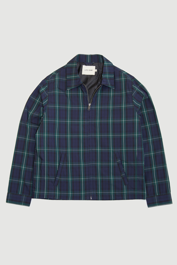Eisenhower Jacket - Green/Navy Plaid