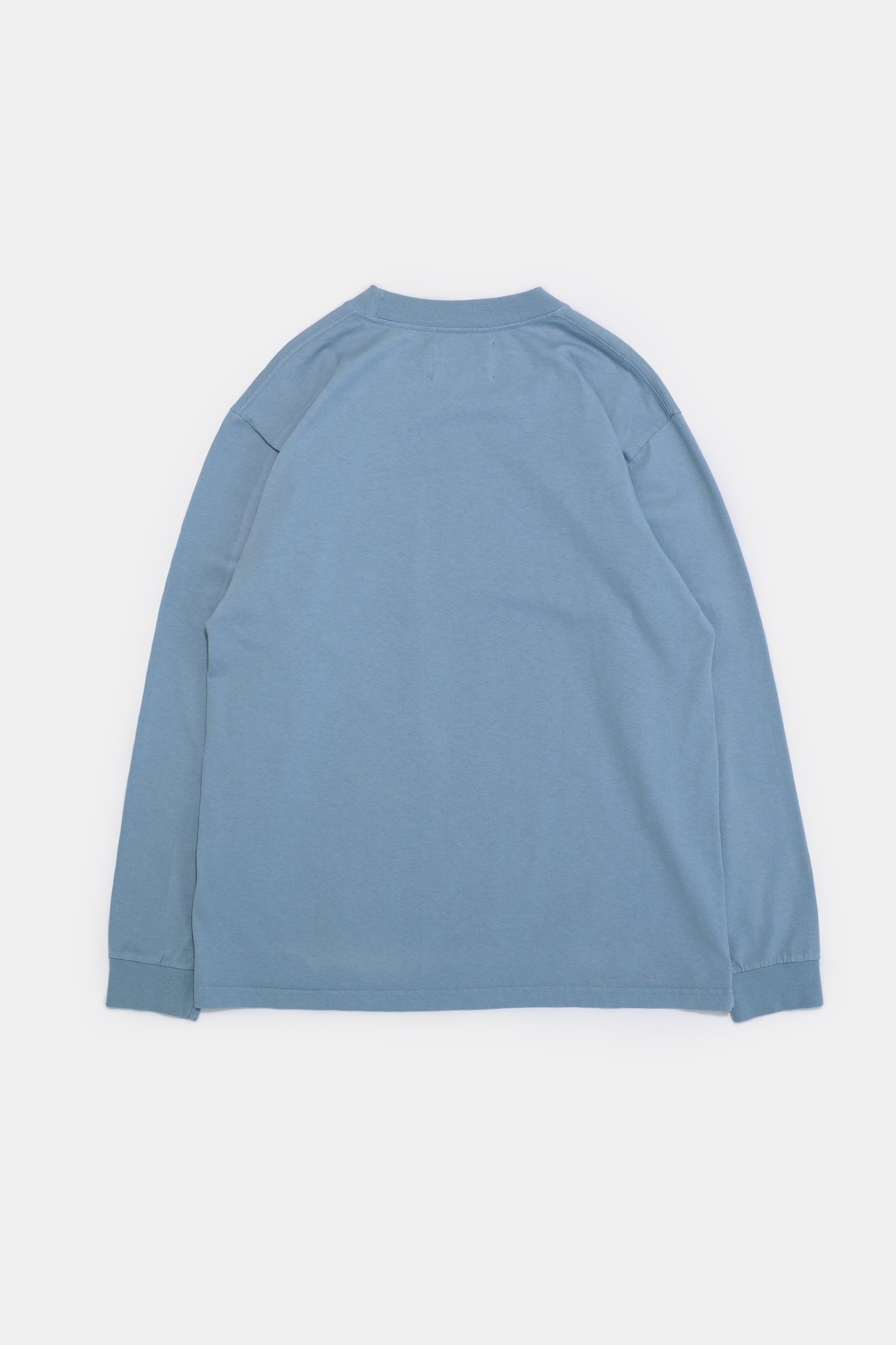 Long Sleeve Tee - Washed Light Blue