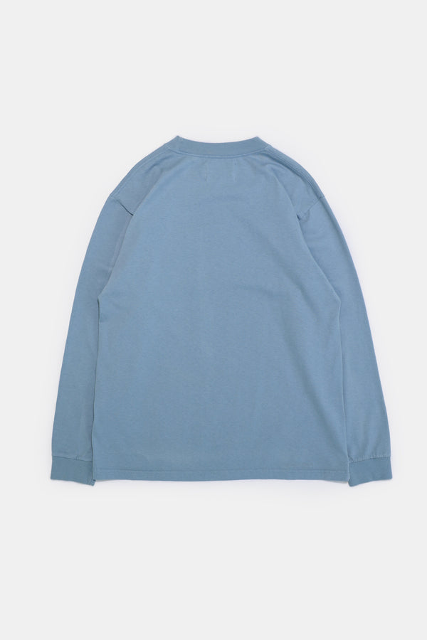 Long Sleeve Tee - Washed Light Blue
