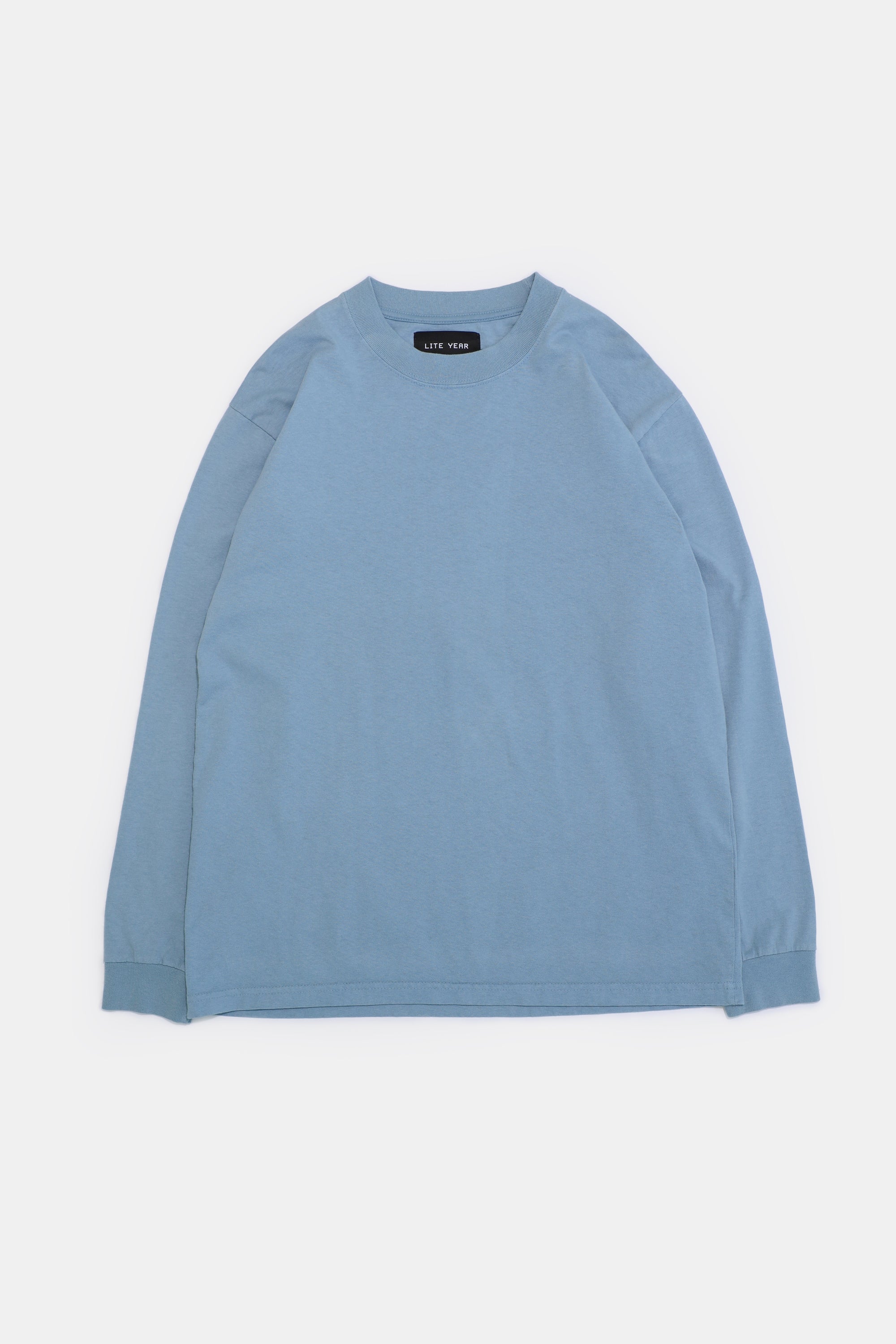 Long Sleeve Tee - Washed Light Blue