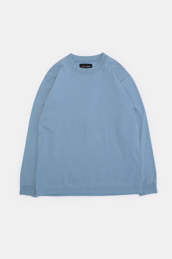 Long Sleeve Tee - Washed Light Blue