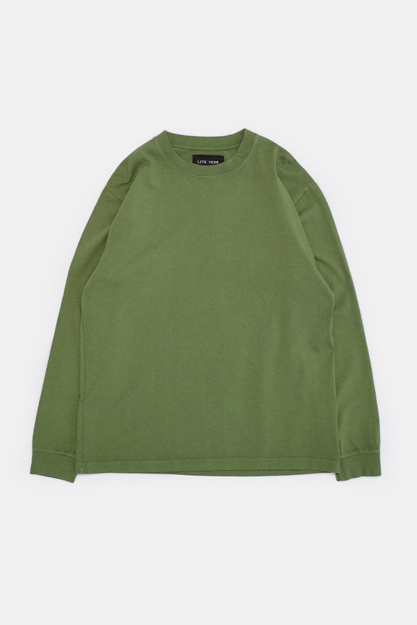 Long Sleeve Tee - Washed Olive