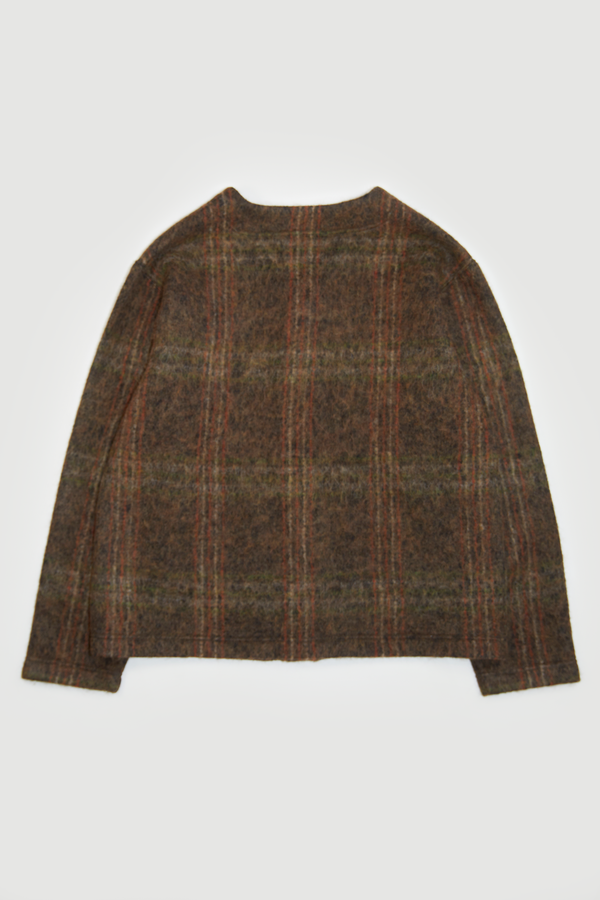Italian Liner Jacket - Brown Plaid