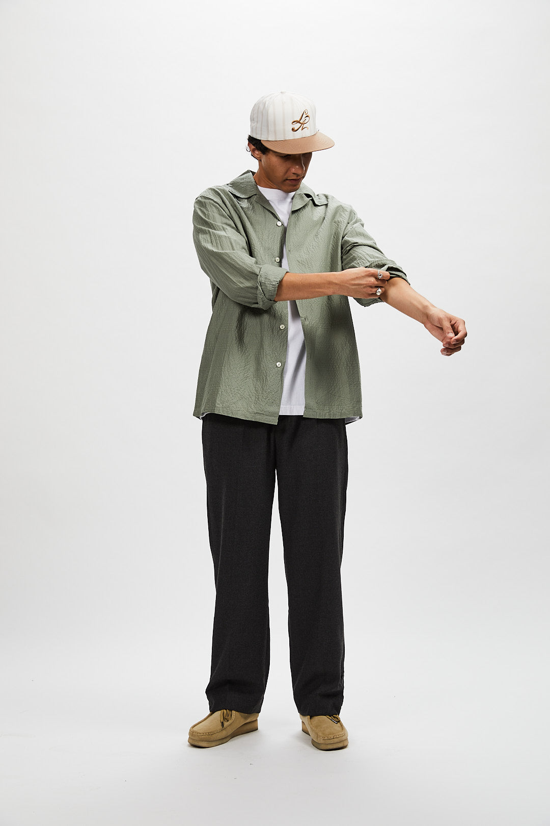 Camp Collar Shirt - Sage