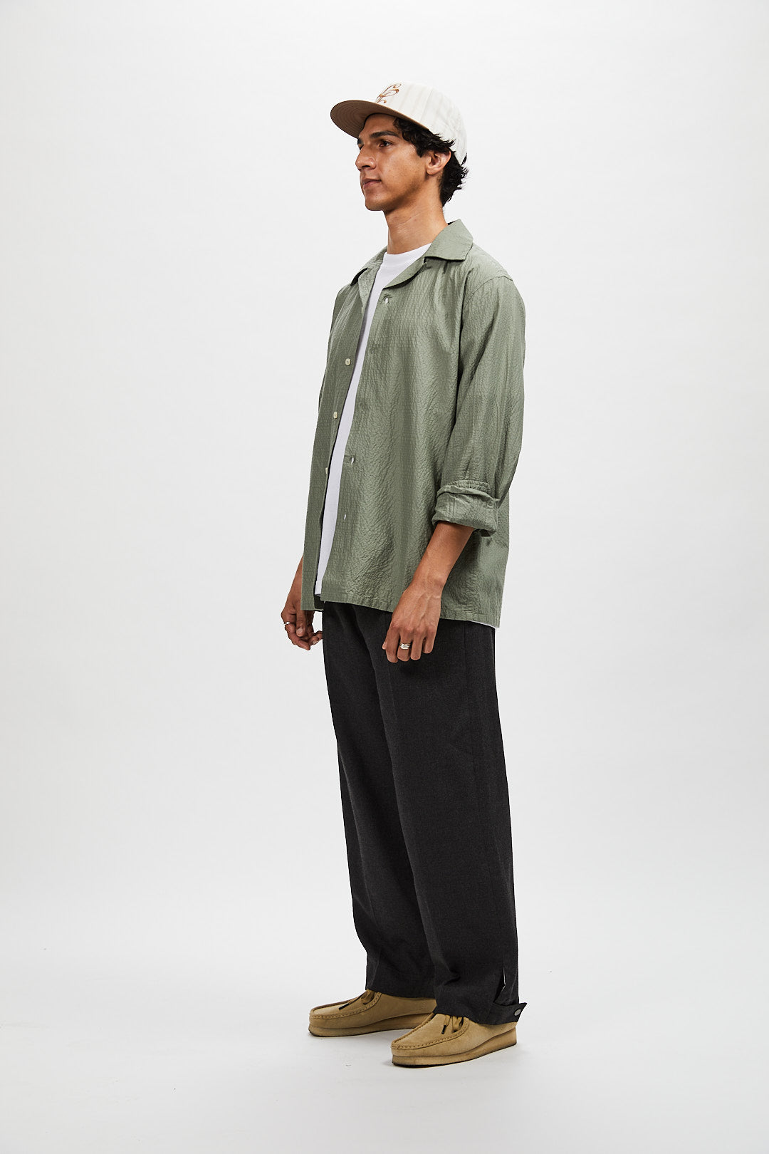 Camp Collar Shirt - Sage