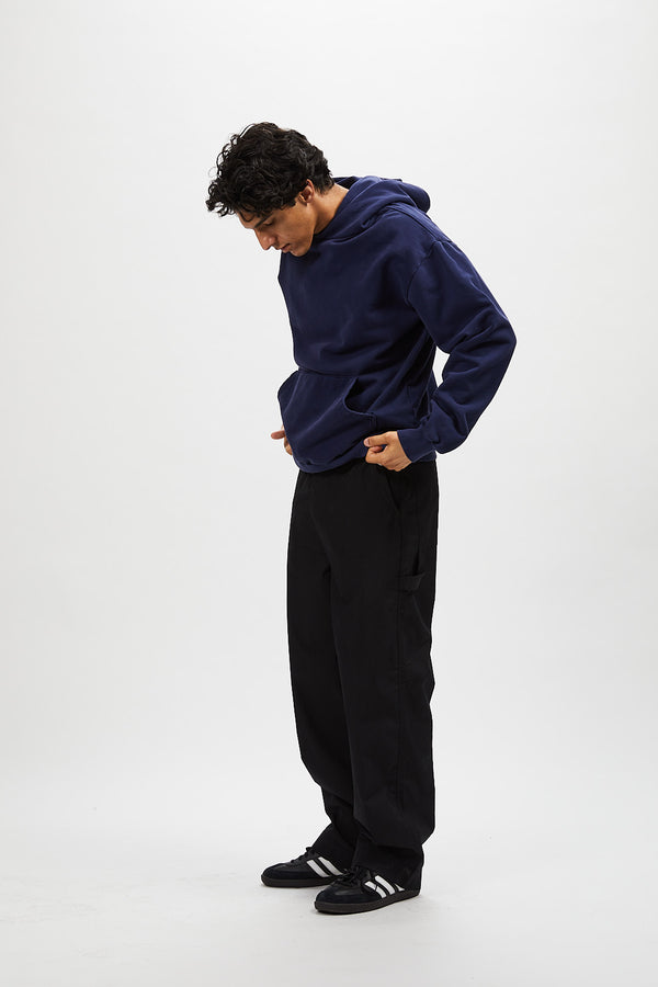 Oversized Hoodie- Washed Blue