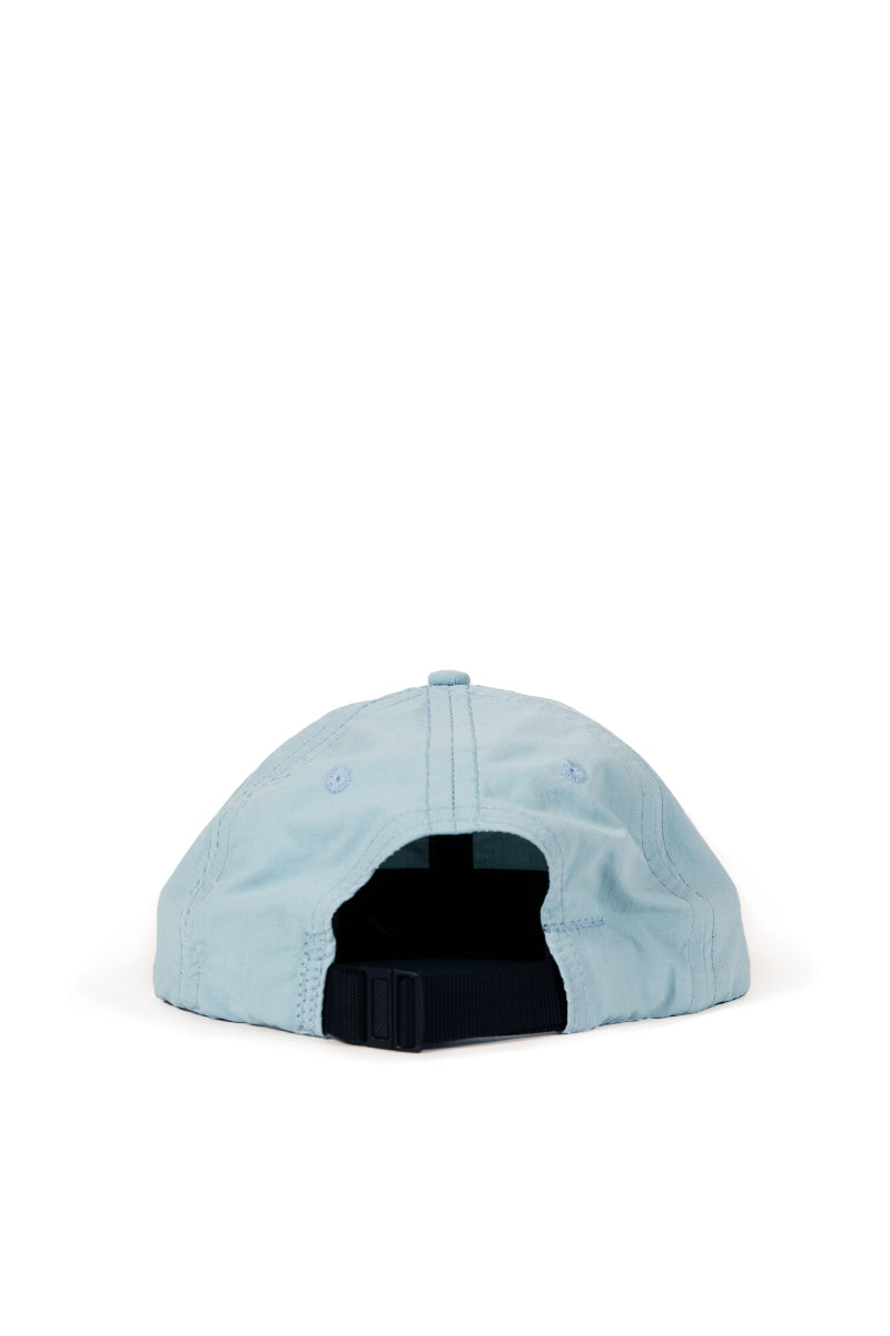 Nylon Twill Weather cloth 6 Panel Cap - Light Blue