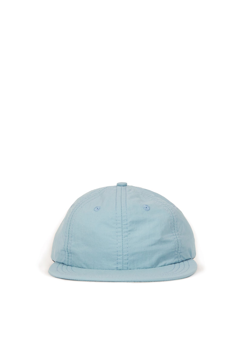 Nylon Twill Weather cloth 6 Panel Cap - Light Blue