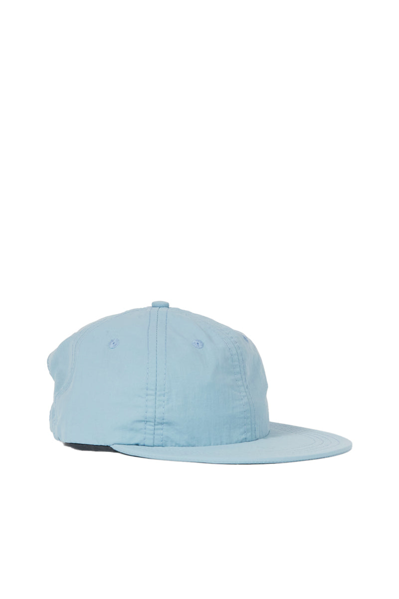 Nylon Twill Weather cloth 6 Panel Cap - Light Blue