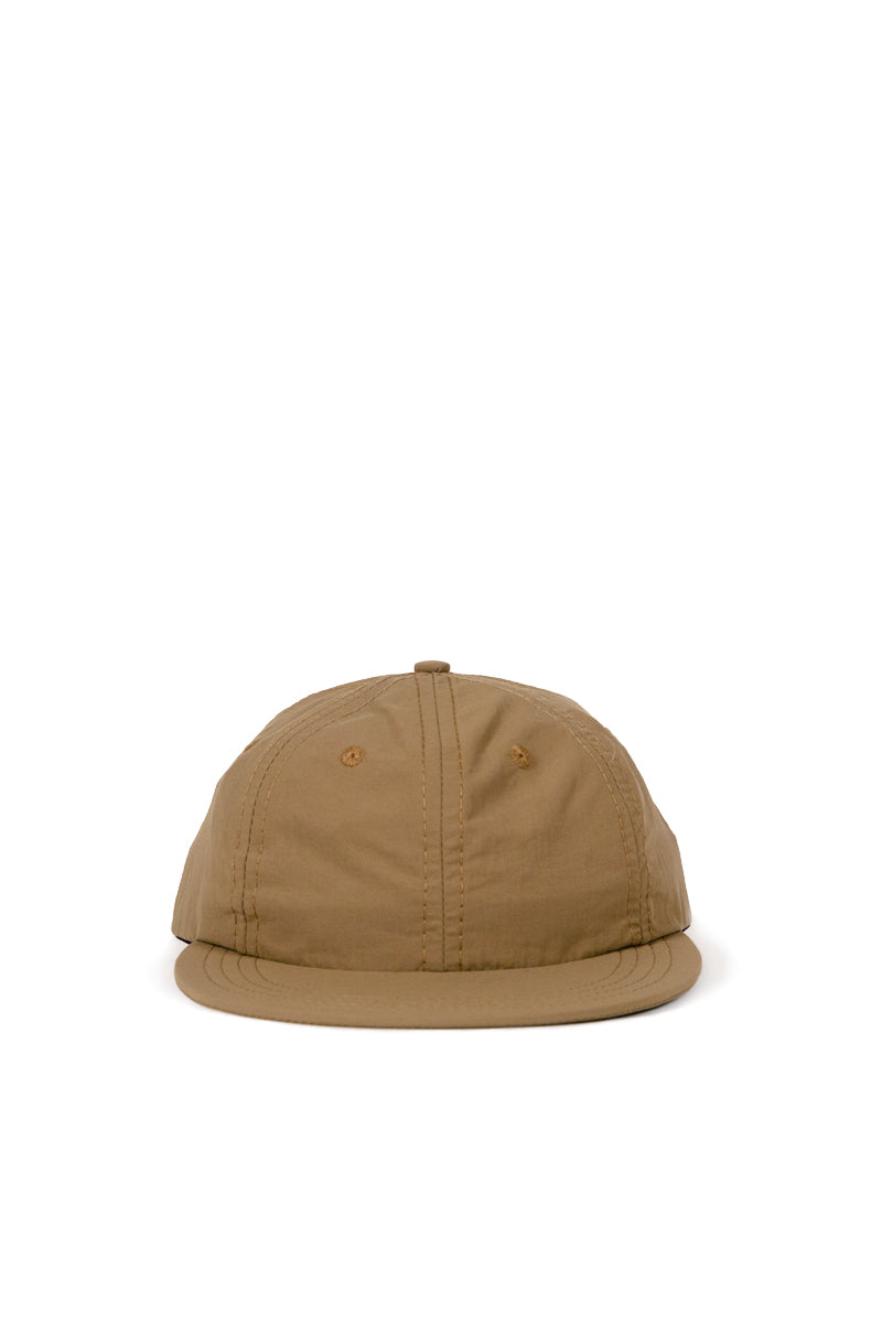 Nylon Twill Weather Cloth 6 Panel Cap - Khaki