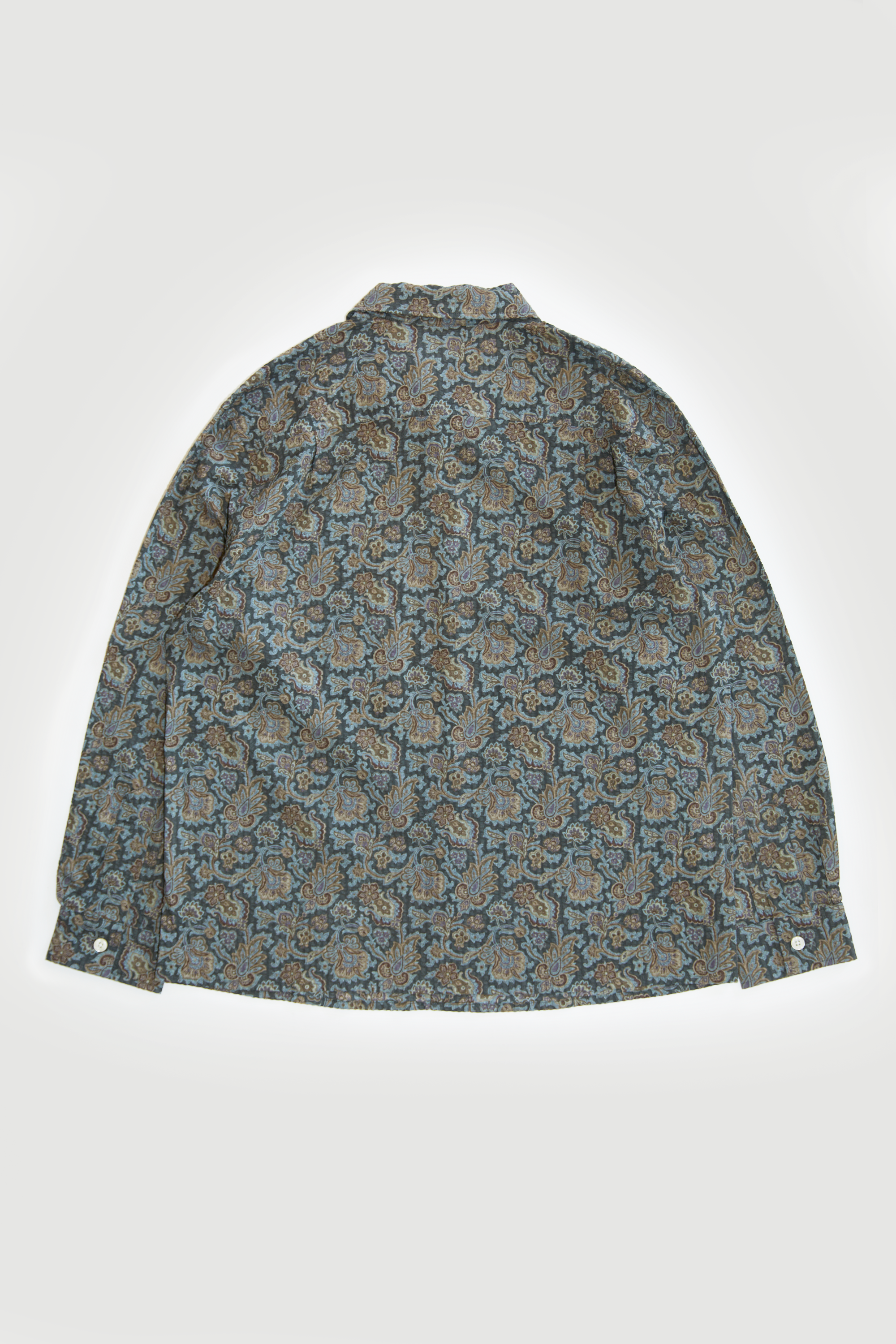 リトルスージーEarth Print Stand Collar Shirt リトルスージーEarth Print Stand Collar Shirt