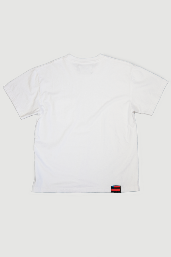 Short Sleeve Pocket Tee - White