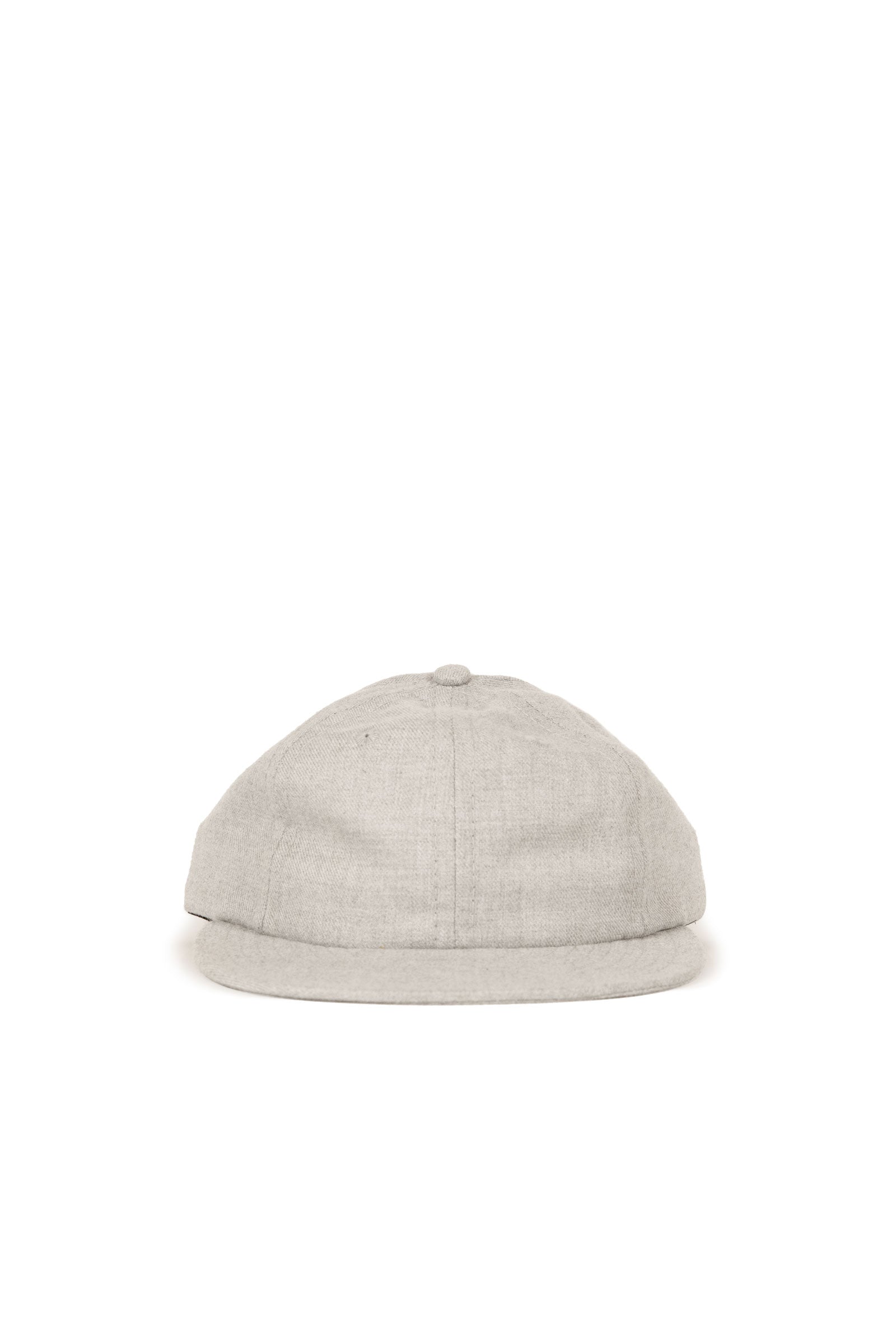Wool Serge 6 panel Cap - Heather Grey