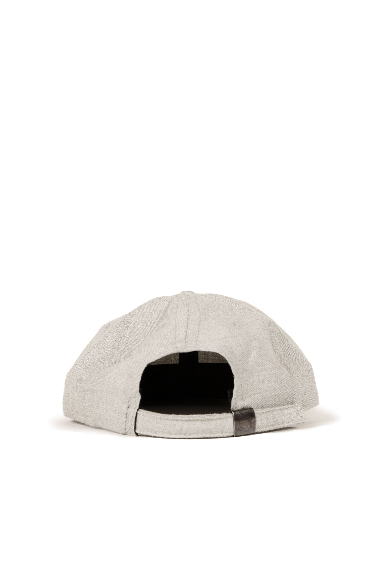 Wool Serge 6 panel Cap - Heather Grey