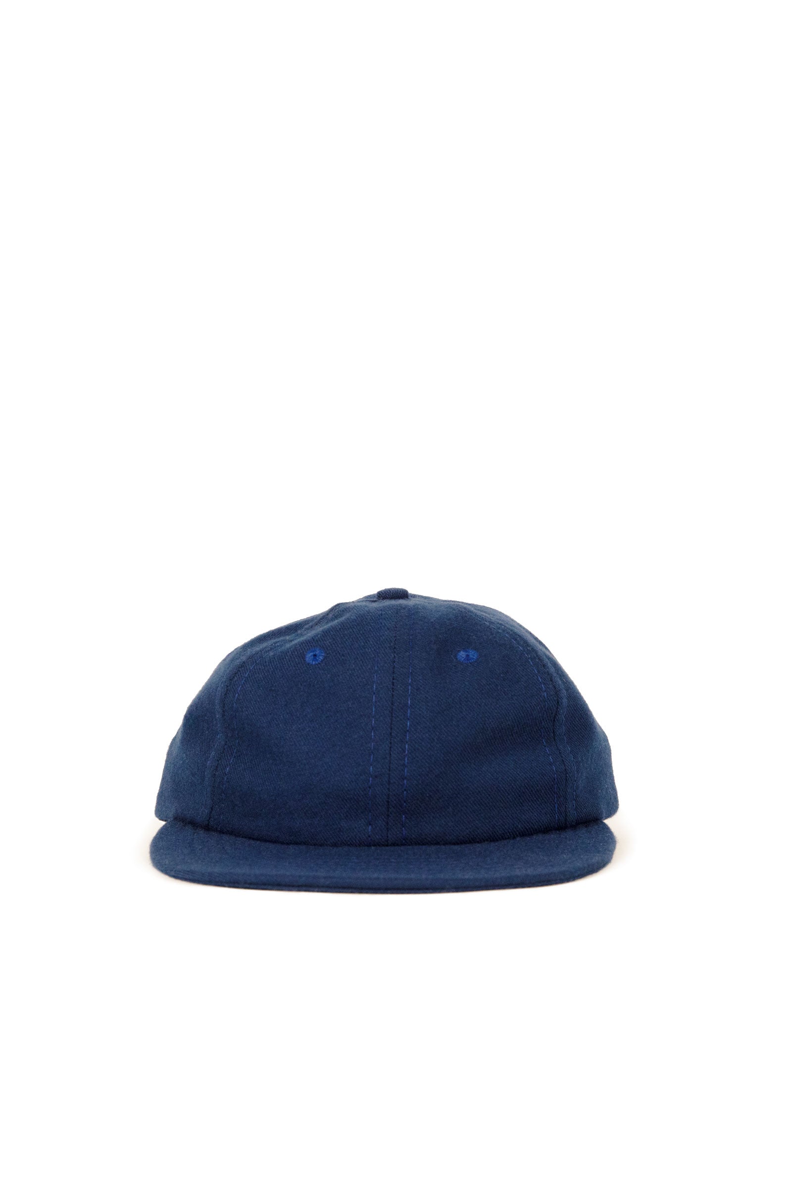 Wool Serge 6 Panel Cap - Royal Blue