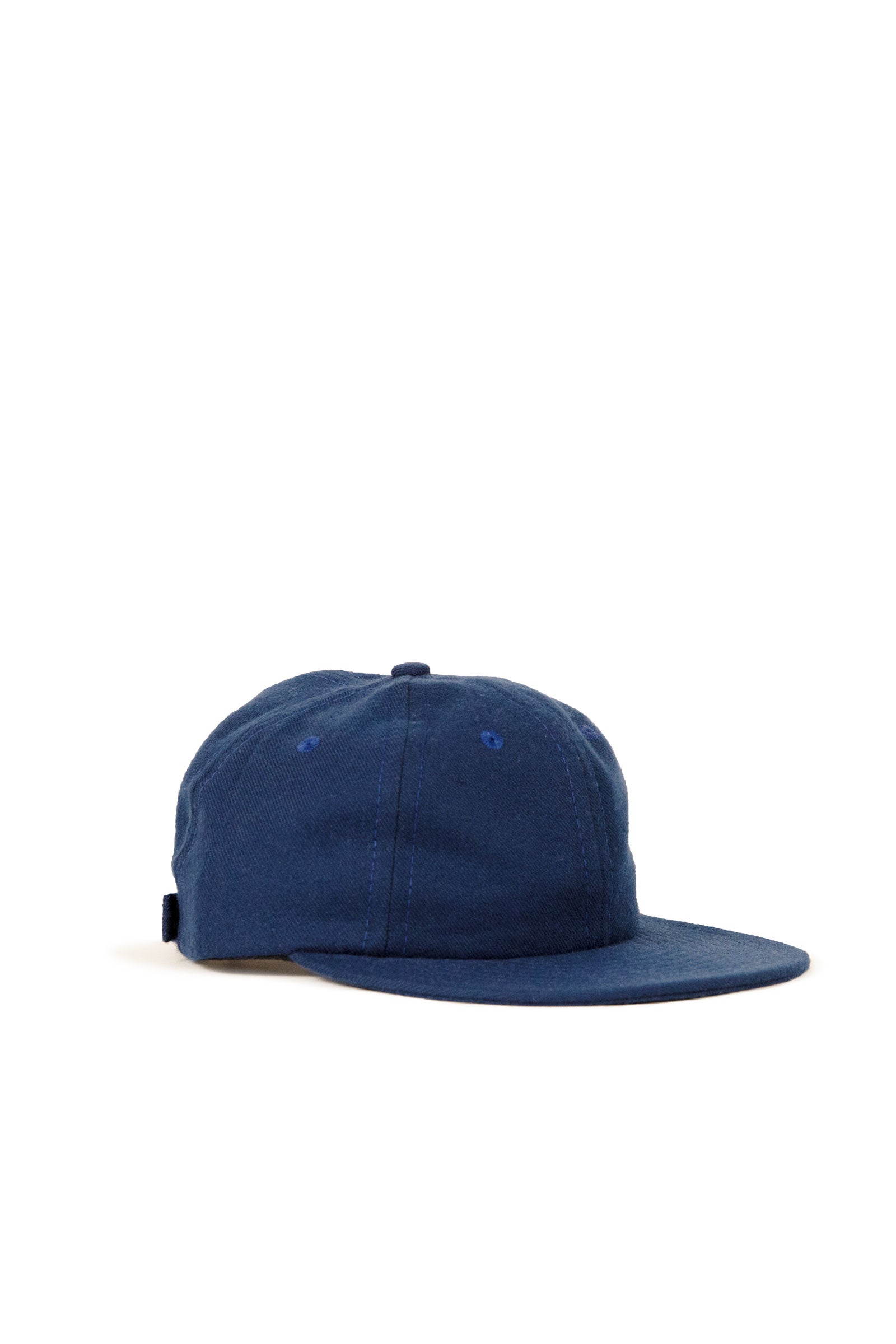 Wool Serge 6 Panel Cap - Royal Blue