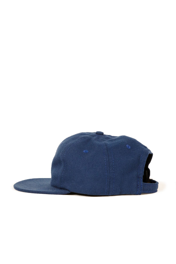 Wool Serge 6 Panel Cap - Royal Blue