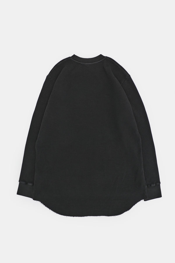 Long Sleeve Thermal - Washed Black