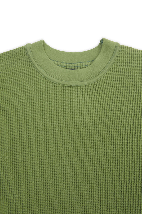 Long Sleeve Thermal - Washed Olive