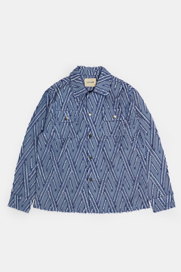 Work Jacket - Blue / Light Blue Geo