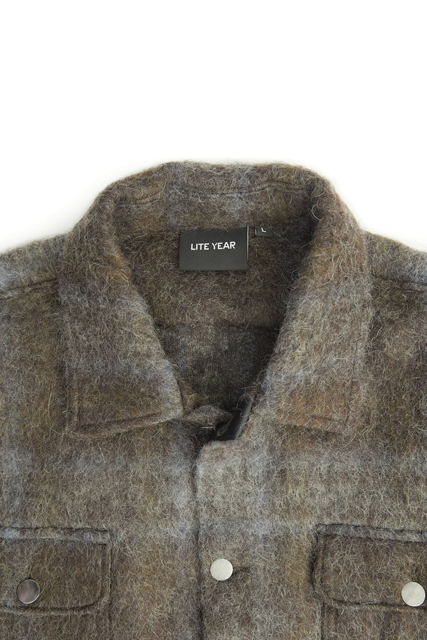 Work Jacket - Wool Grey Check