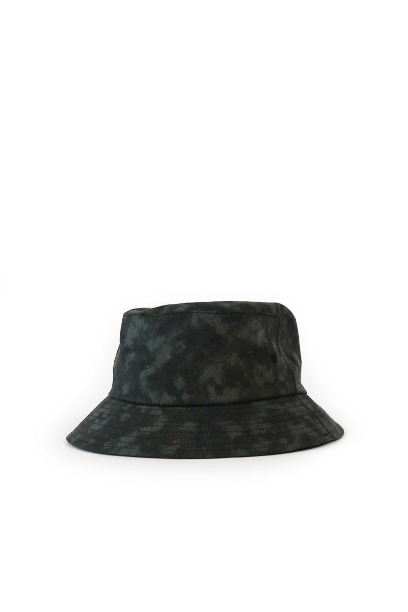Japanese Cotton Twill Bucket Hat - Cloudy Black