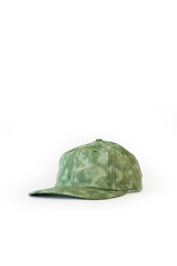 Japanese Cotton Twill 6 Panel Cap - Cloudy Green