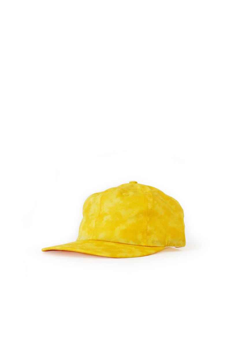 Japanese Cotton Twill 6 Panel Cap - Cloudy Yellow
