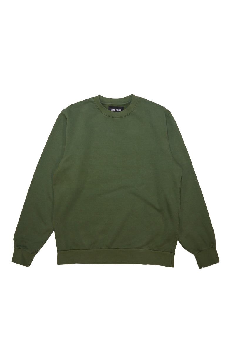 Crewneck Sweatshirt - Washed Olive