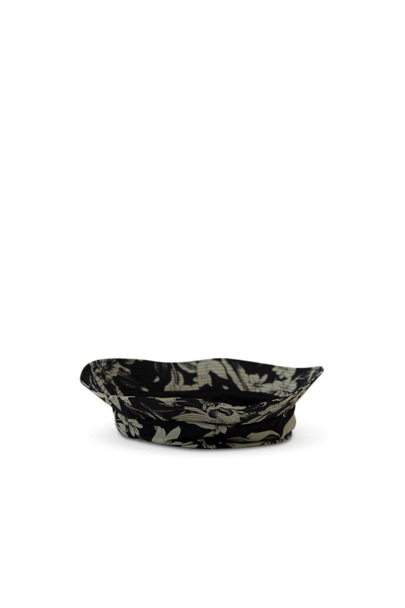 ECONYL® Floral Bucket Hat - Black Orchid