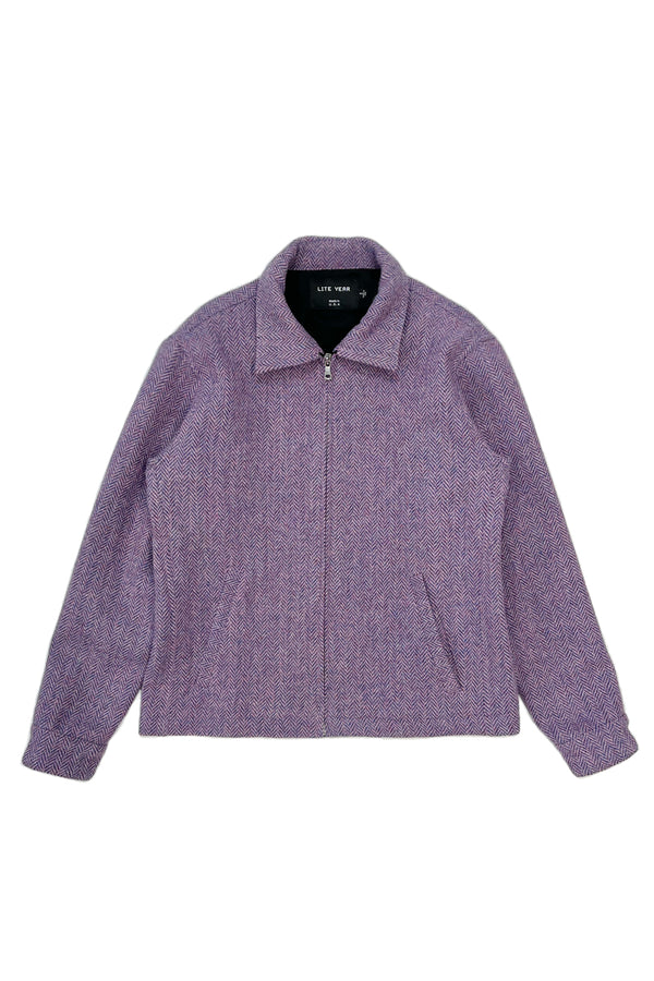 Harris Tweed® Eisenhower Jacket - Pink/Blue