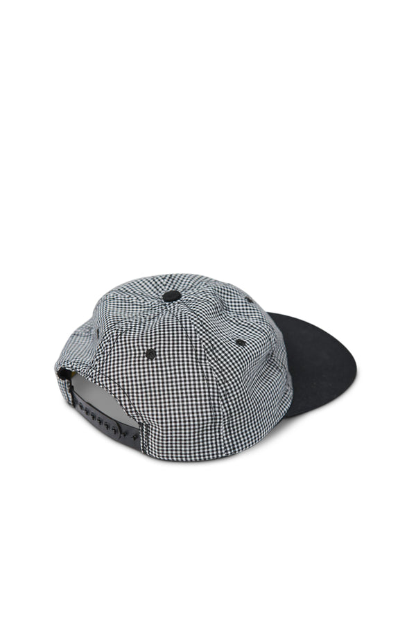 Gingham Cap - Black