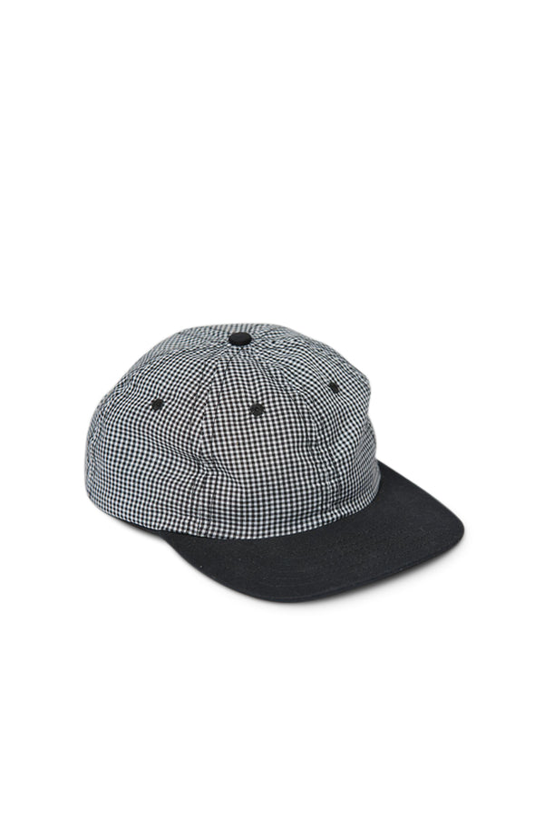 Gingham Cap - Black